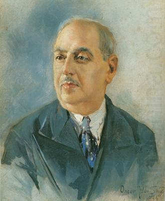 Oscar Pereira da Silva Self-portrait oil painting picture